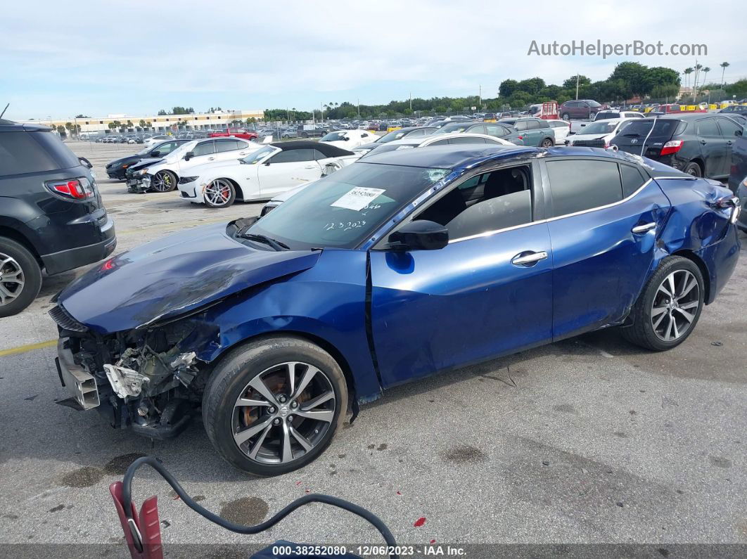 2017 Nissan Maxima S Blue vin: 1N4AA6AP9HC379046