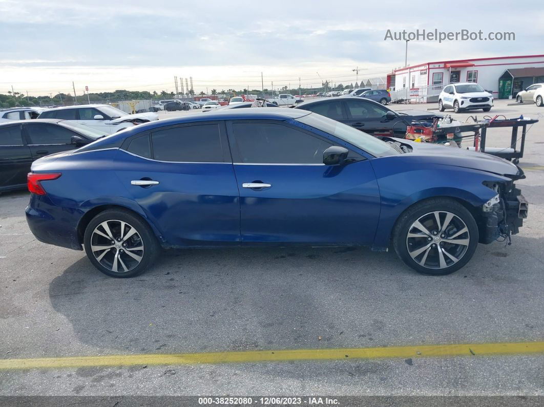 2017 Nissan Maxima S Blue vin: 1N4AA6AP9HC379046