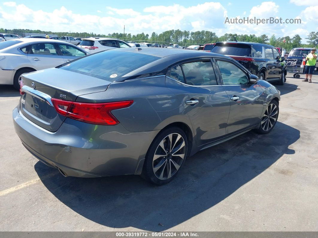 2017 Nissan Maxima 3.5 Sr Gray vin: 1N4AA6AP9HC379273