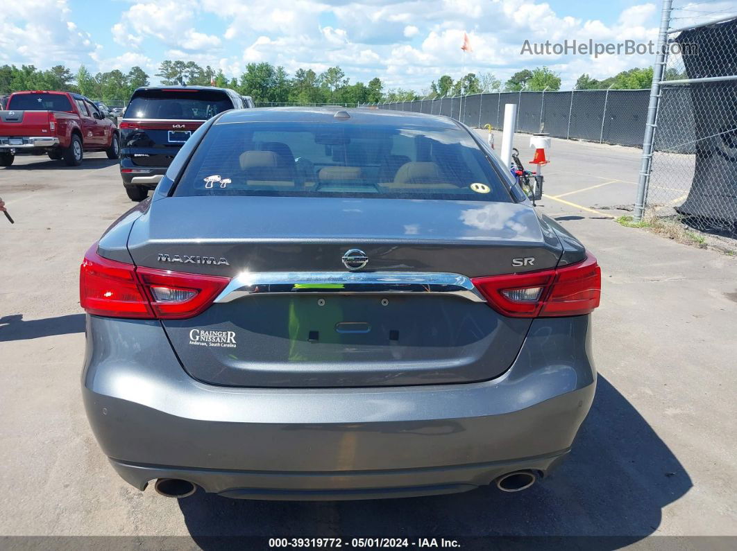 2017 Nissan Maxima 3.5 Sr Gray vin: 1N4AA6AP9HC379273