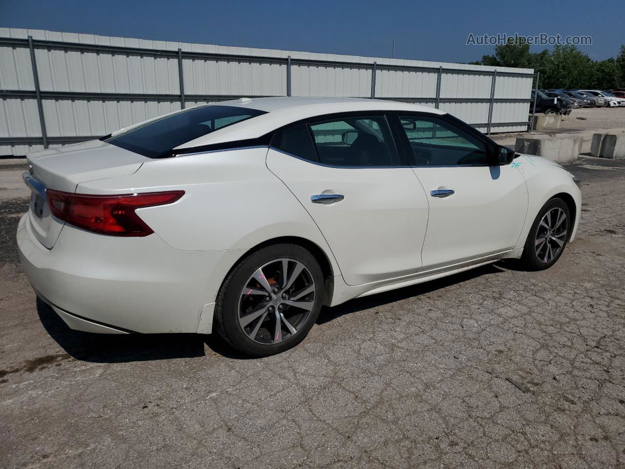 2017 Nissan Maxima 3.5s White vin: 1N4AA6AP9HC389057