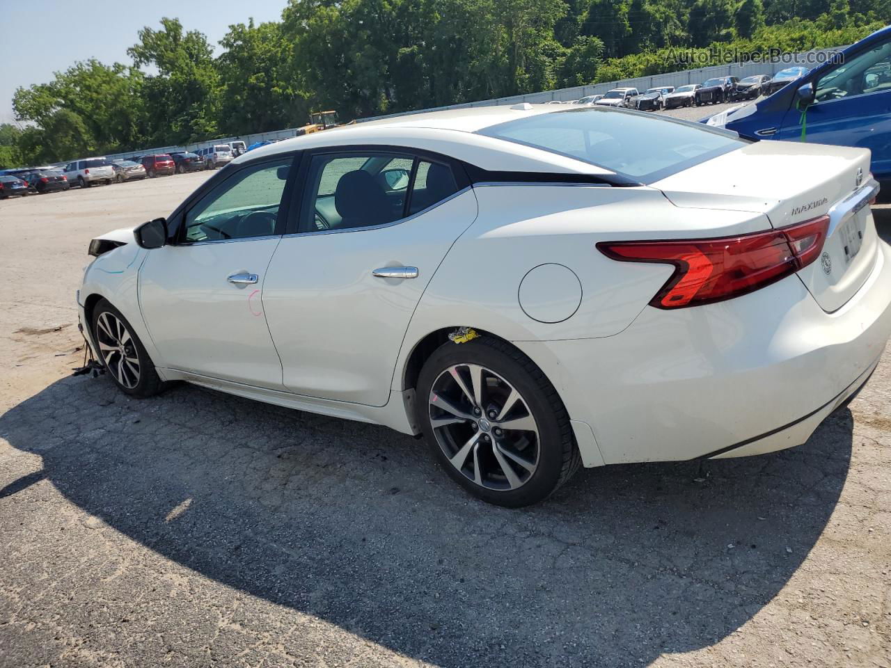 2017 Nissan Maxima 3.5s White vin: 1N4AA6AP9HC389057