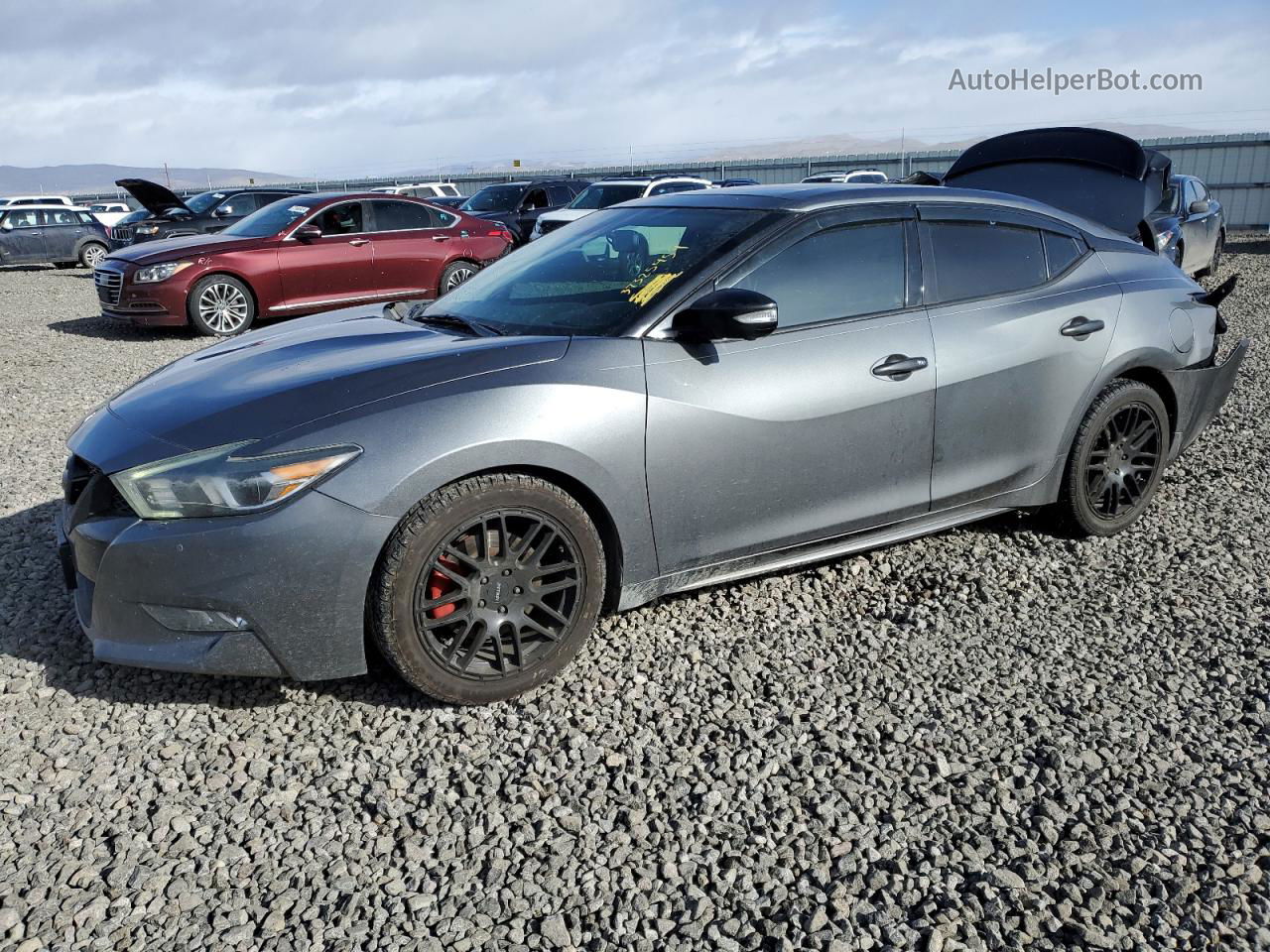 2017 Nissan Maxima 3.5s Charcoal vin: 1N4AA6AP9HC392072