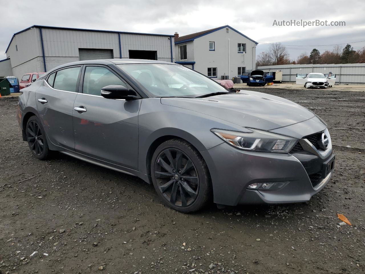 2017 Nissan Maxima 3.5s Gray vin: 1N4AA6AP9HC403295