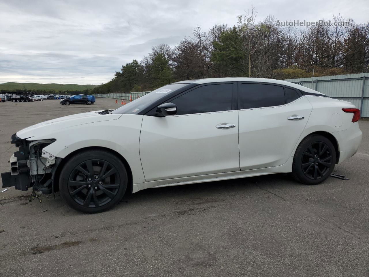 2017 Nissan Maxima 3.5s White vin: 1N4AA6AP9HC408982