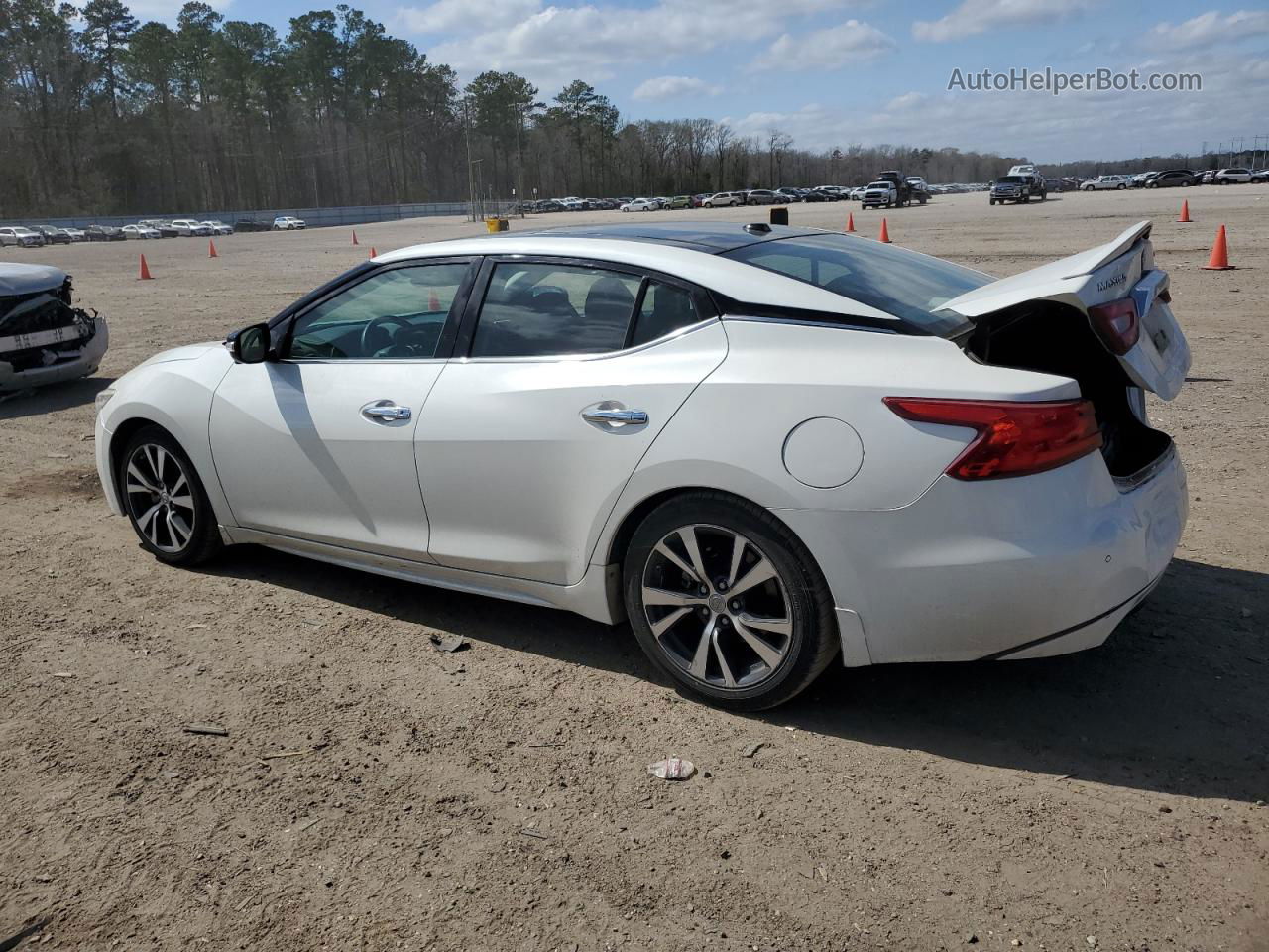 2017 Nissan Maxima 3.5s Белый vin: 1N4AA6AP9HC415415