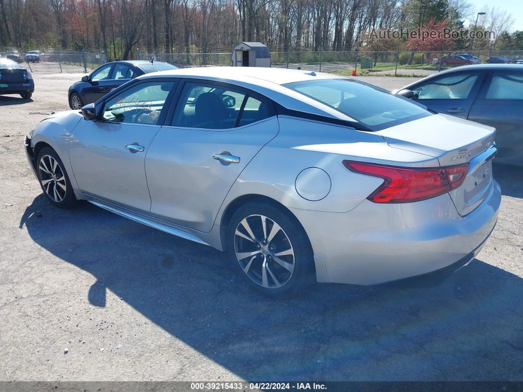 2017 Nissan Maxima 3.5 S Silver vin: 1N4AA6AP9HC424910