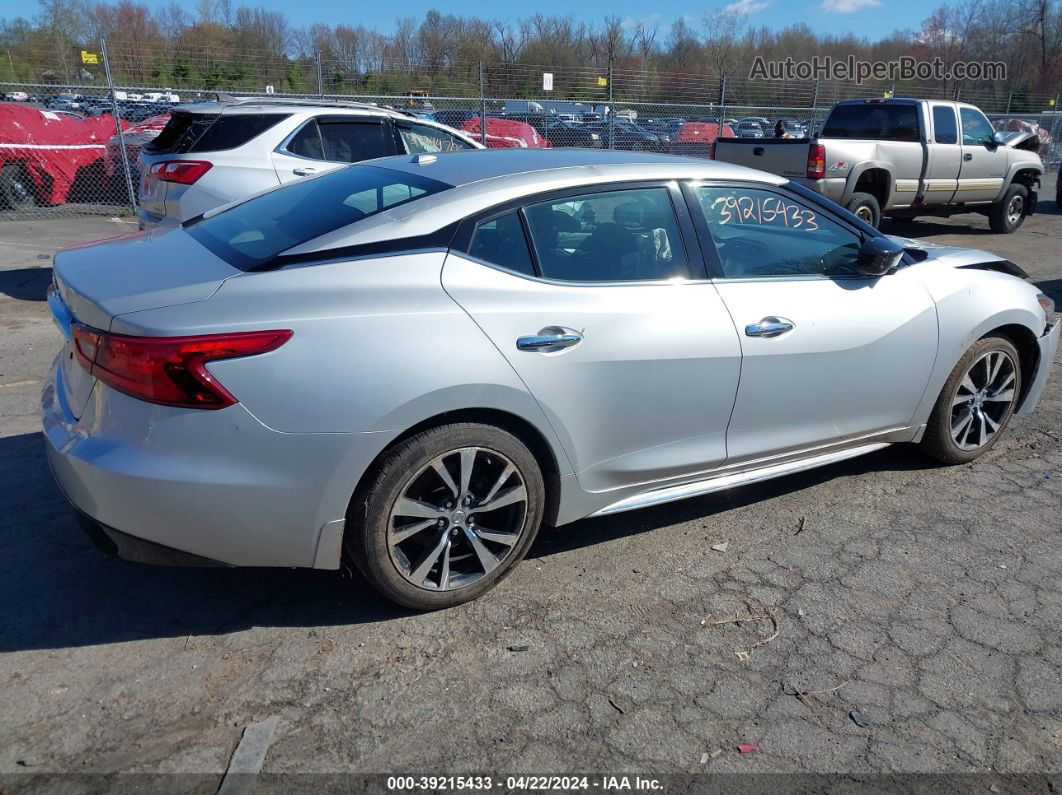 2017 Nissan Maxima 3.5 S Silver vin: 1N4AA6AP9HC424910