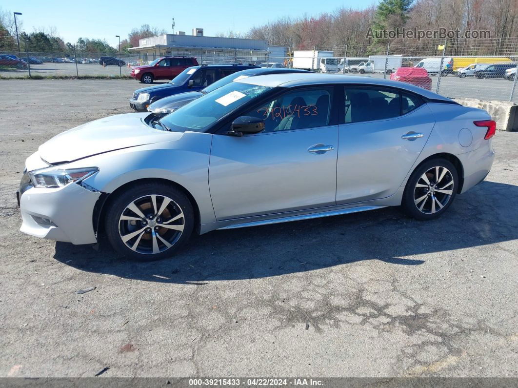 2017 Nissan Maxima 3.5 S Silver vin: 1N4AA6AP9HC424910