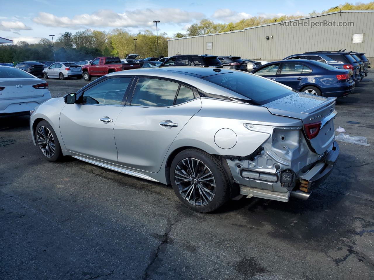 2017 Nissan Maxima 3.5s Silver vin: 1N4AA6AP9HC425717