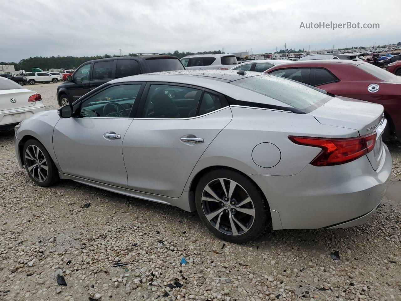 2017 Nissan Maxima 3.5s Silver vin: 1N4AA6AP9HC428875