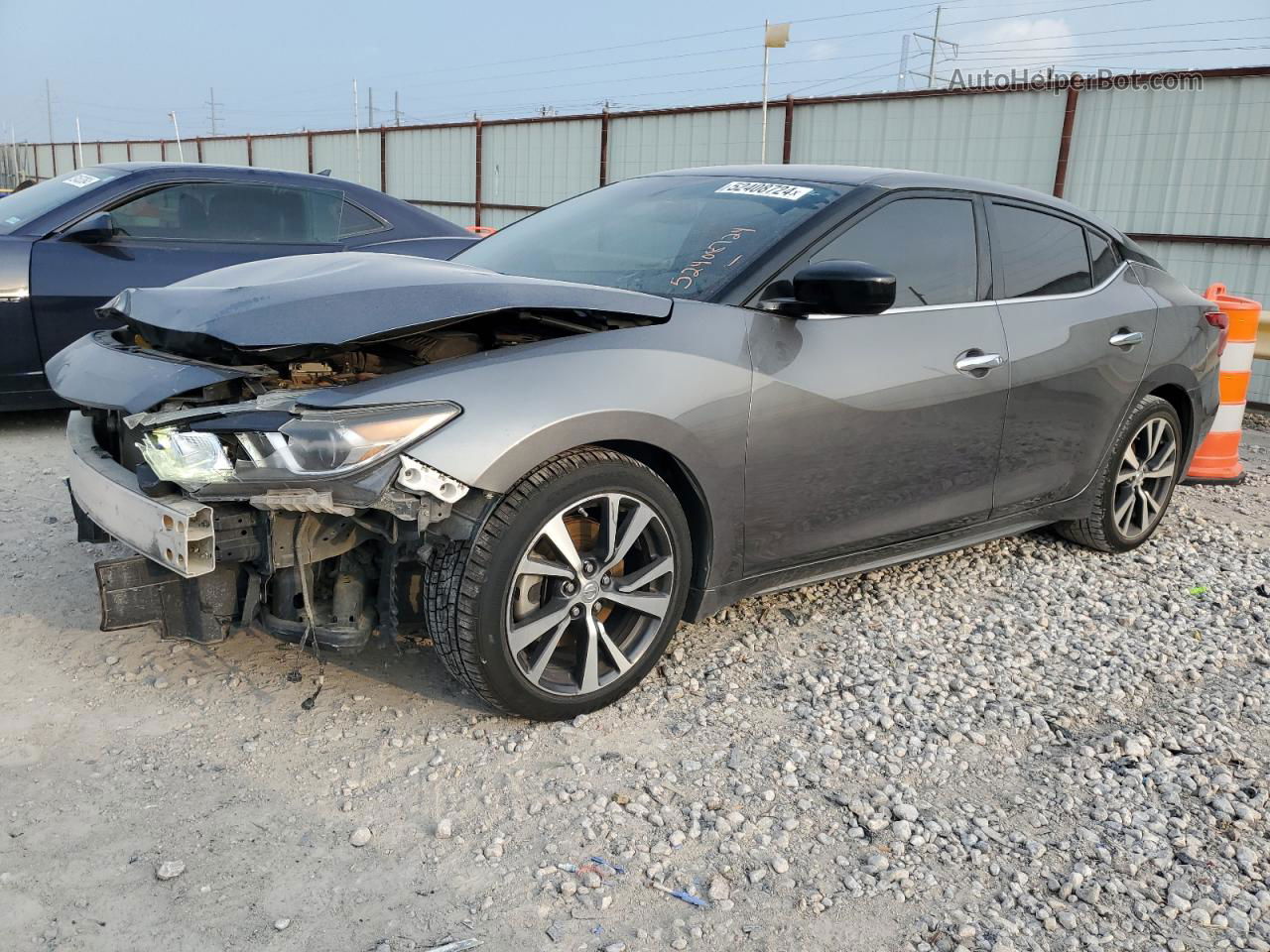 2017 Nissan Maxima 3.5s Серый vin: 1N4AA6AP9HC436958