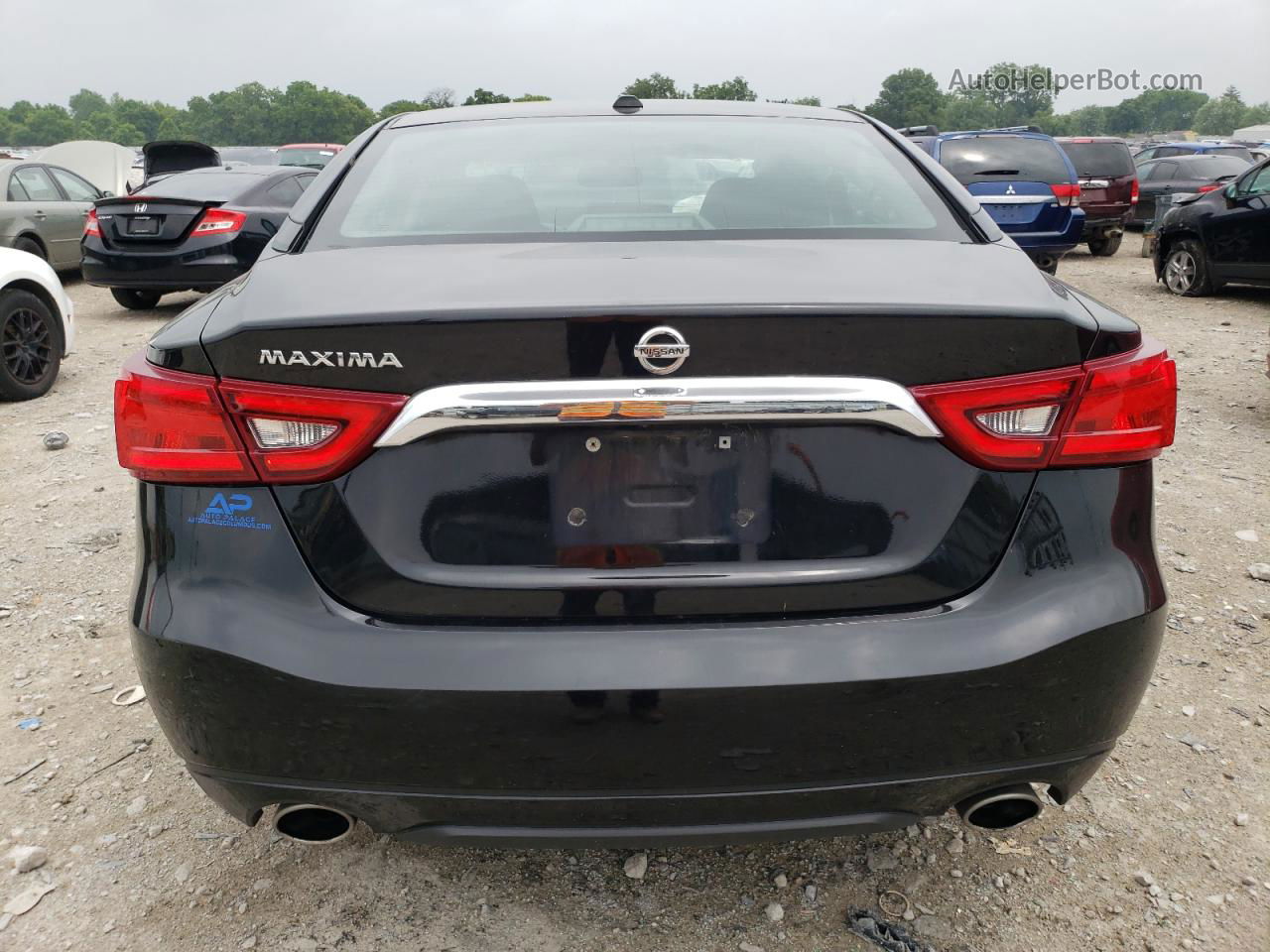 2017 Nissan Maxima 3.5s Black vin: 1N4AA6AP9HC451637