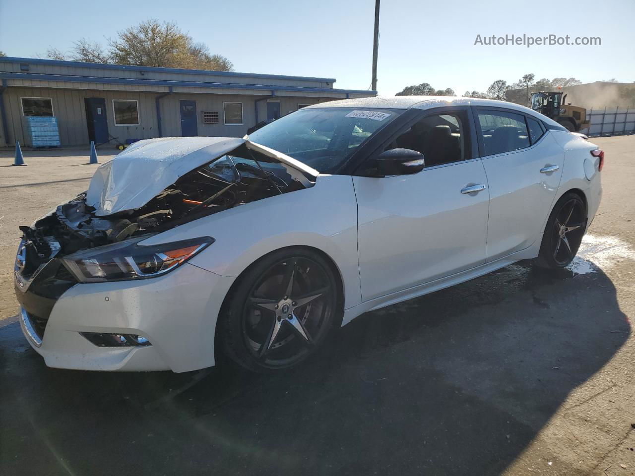 2017 Nissan Maxima 3.5s White vin: 1N4AA6AP9HC457714