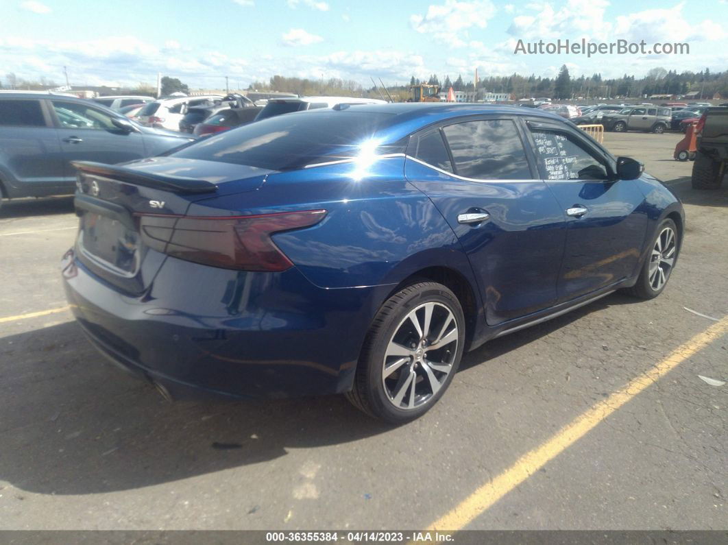 2018 Nissan Maxima 3.5 Sv Синий vin: 1N4AA6AP9JC376217