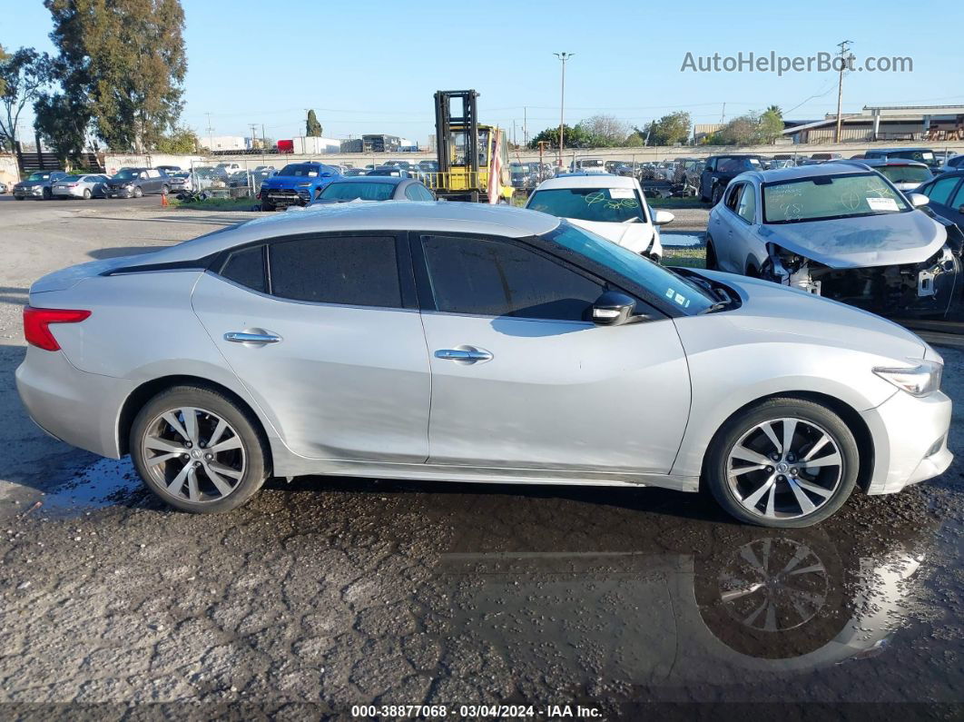 2018 Nissan Maxima 3.5 Sv Серебряный vin: 1N4AA6AP9JC376976