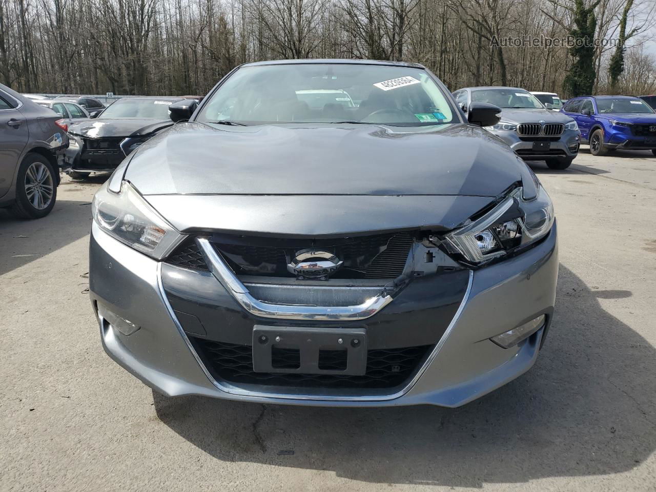 2018 Nissan Maxima 3.5s Серый vin: 1N4AA6AP9JC390571