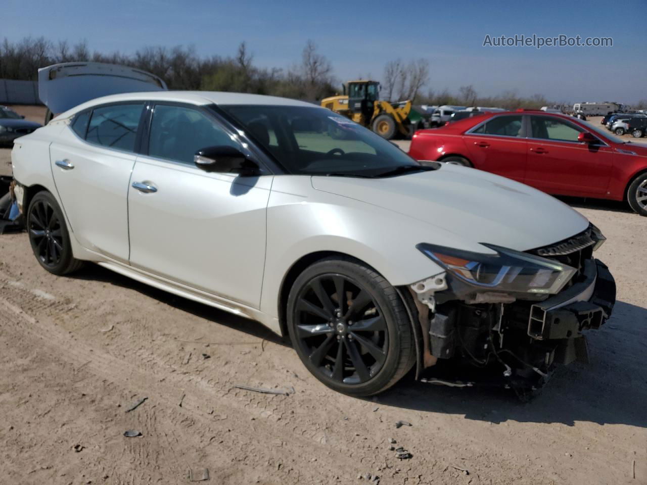 2018 Nissan Maxima 3.5s Белый vin: 1N4AA6AP9JC392482