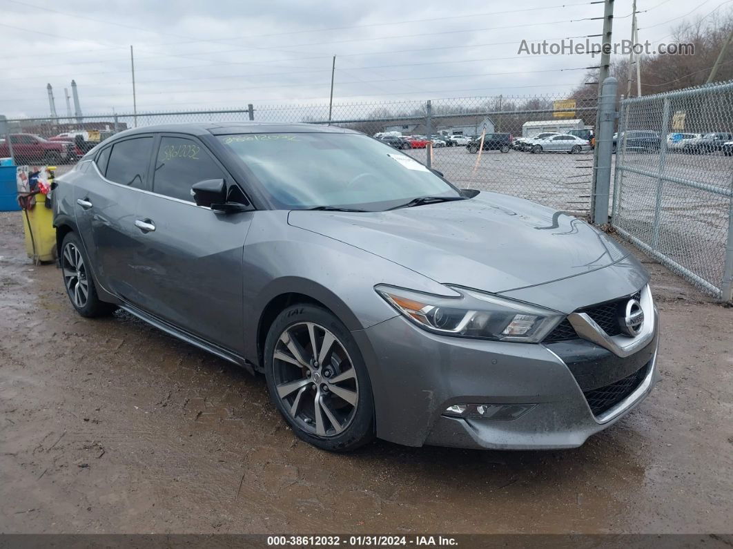 2016 Nissan Maxima 3.5 Platinum Gray vin: 1N4AA6APXGC385758