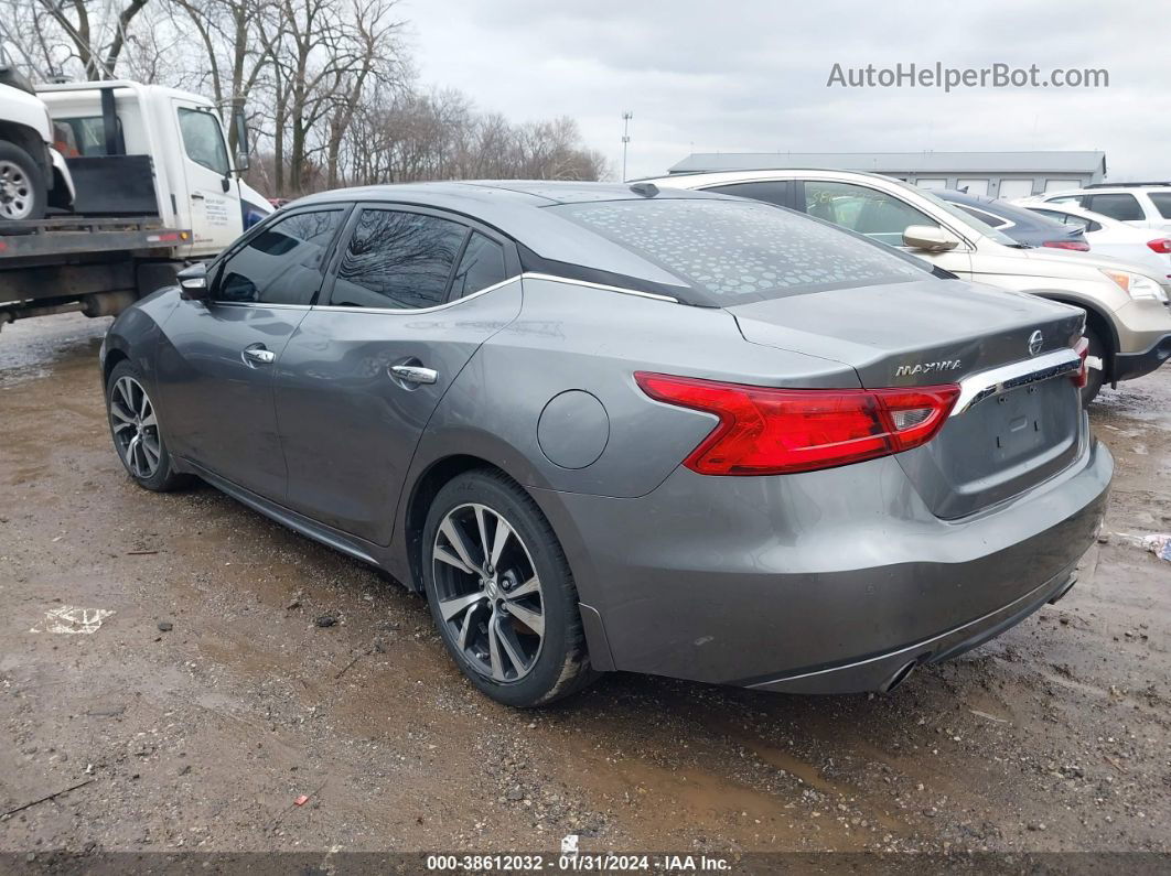 2016 Nissan Maxima 3.5 Platinum Gray vin: 1N4AA6APXGC385758