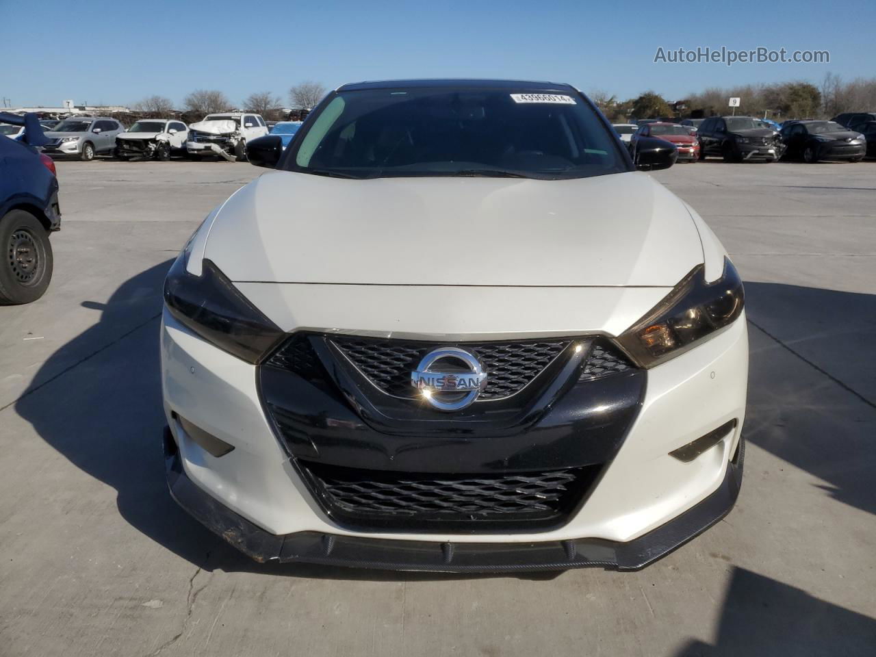 2016 Nissan Maxima 3.5s White vin: 1N4AA6APXGC386344