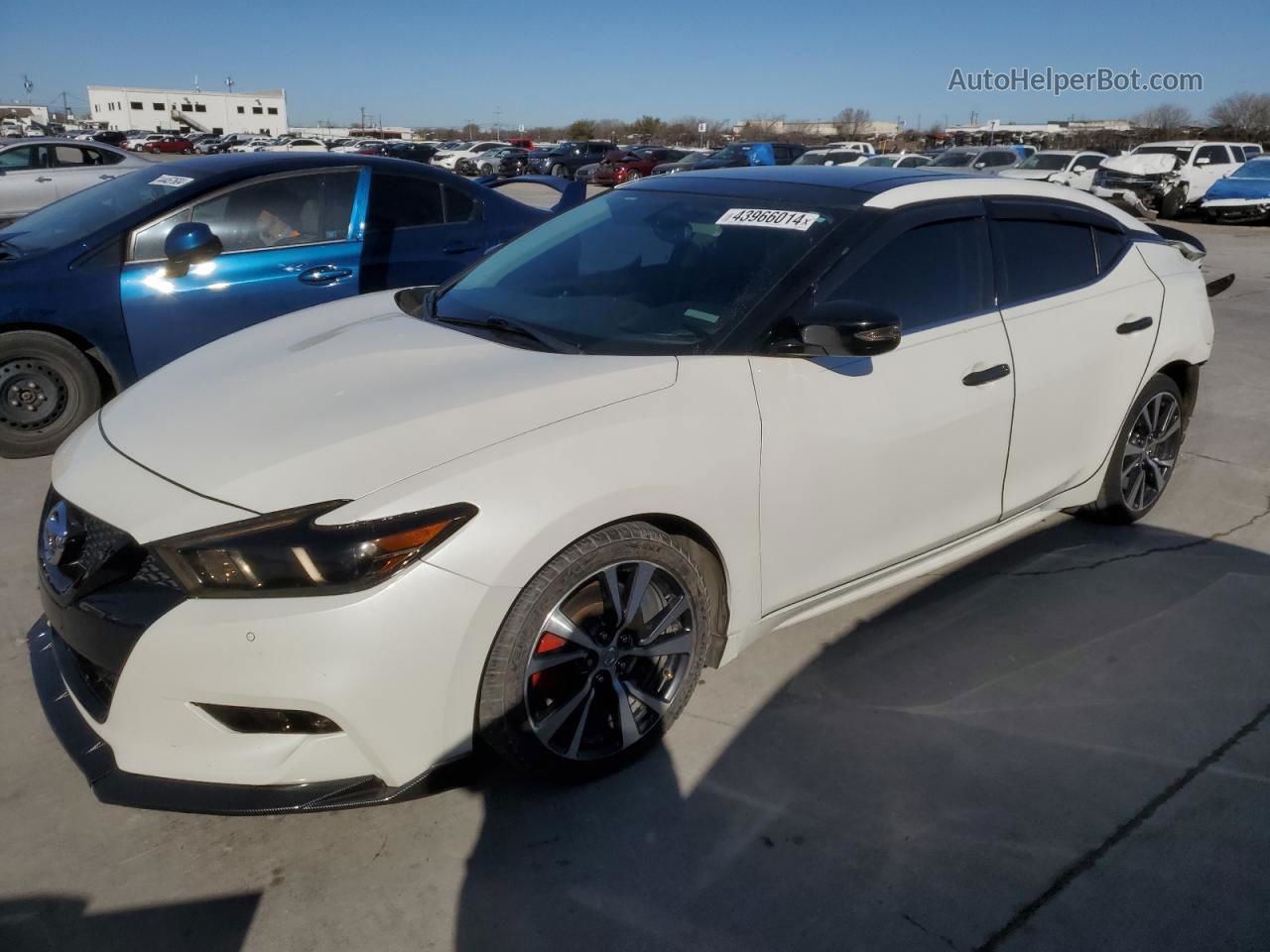 2016 Nissan Maxima 3.5s White vin: 1N4AA6APXGC386344