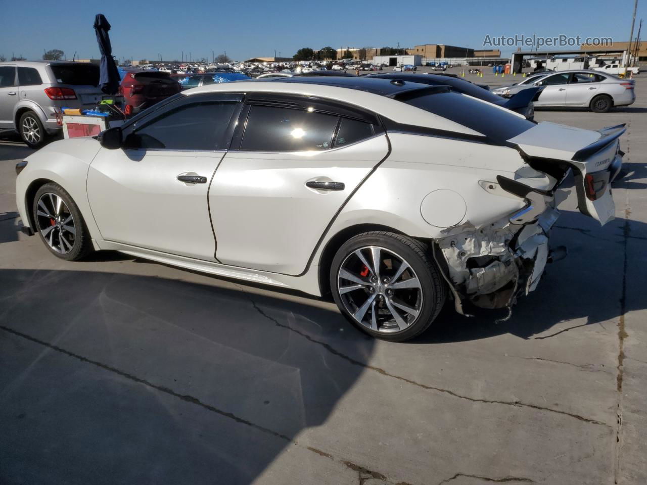 2016 Nissan Maxima 3.5s White vin: 1N4AA6APXGC386344