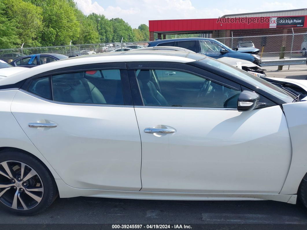 2016 Nissan Maxima 3.5 Sl White vin: 1N4AA6APXGC407421