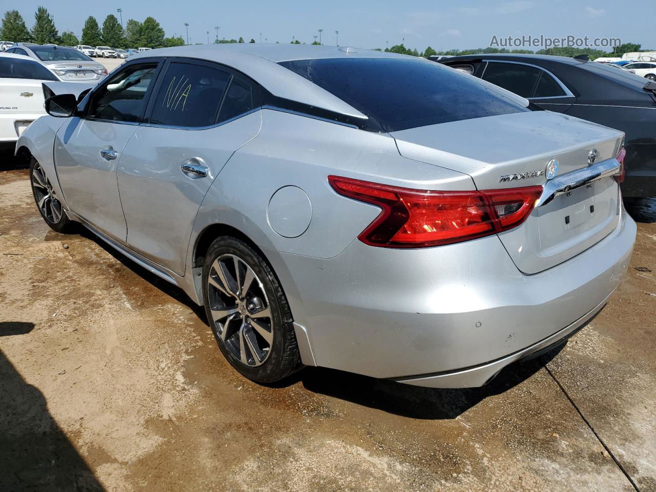 2016 Nissan Maxima 3.5s Silver vin: 1N4AA6APXGC408293