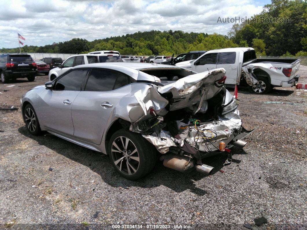 2016 Nissan Maxima 3.5 Silver vin: 1N4AA6APXGC411310