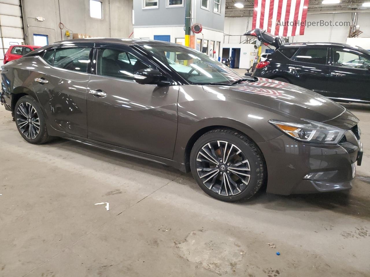 2016 Nissan Maxima 3.5s Brown vin: 1N4AA6APXGC412621