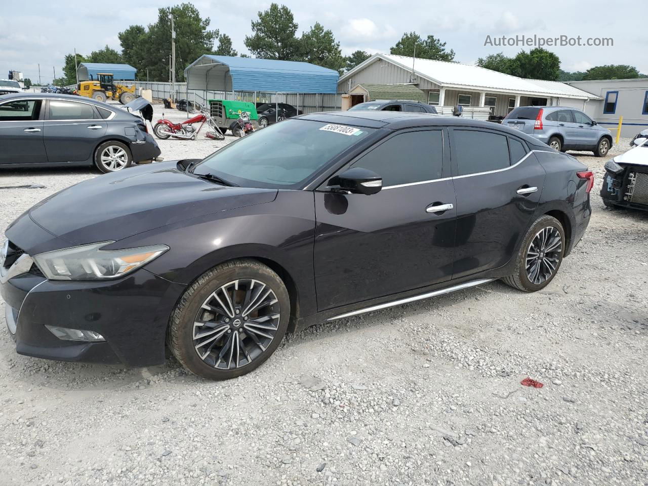 2016 Nissan Maxima 3.5s Черный vin: 1N4AA6APXGC421741