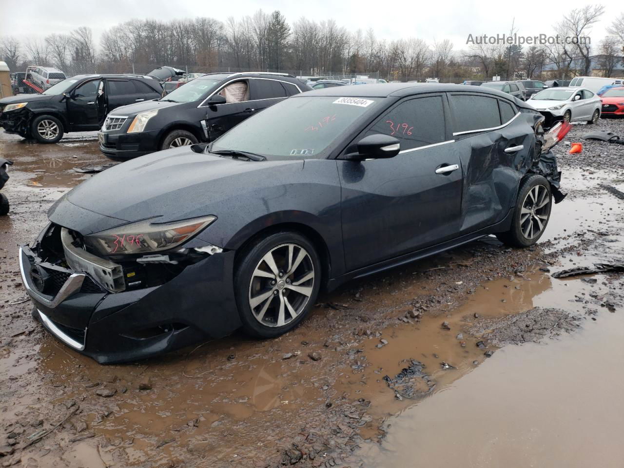 2016 Nissan Maxima 3.5s Gray vin: 1N4AA6APXGC429239