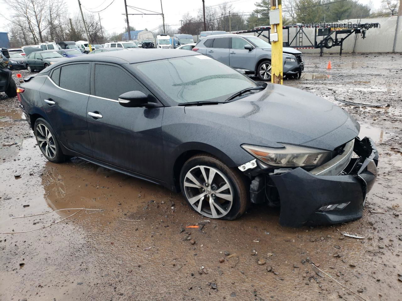 2016 Nissan Maxima 3.5s Gray vin: 1N4AA6APXGC429239