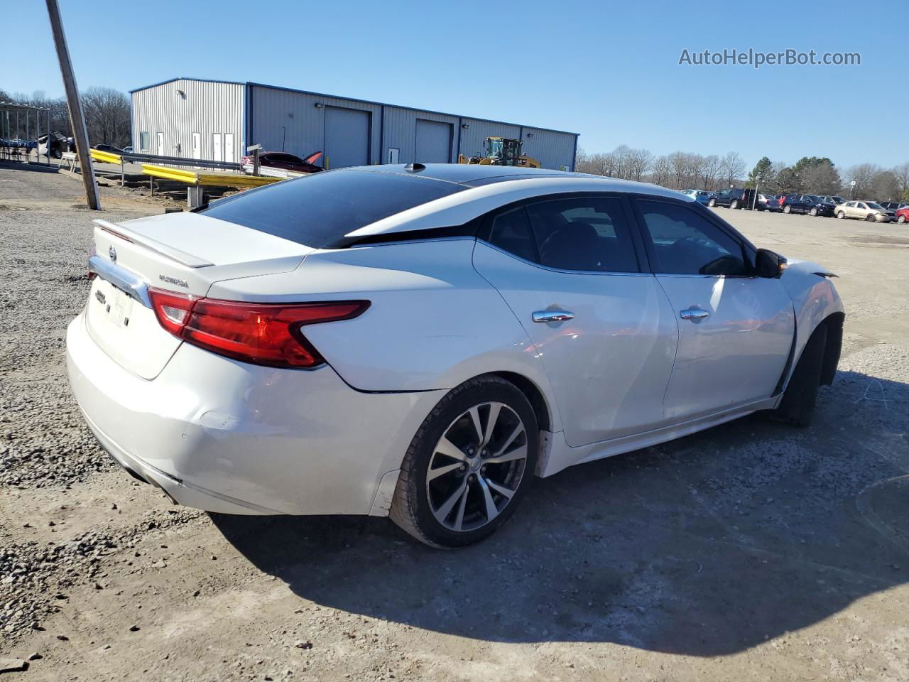 2016 Nissan Maxima 3.5s White vin: 1N4AA6APXGC431864