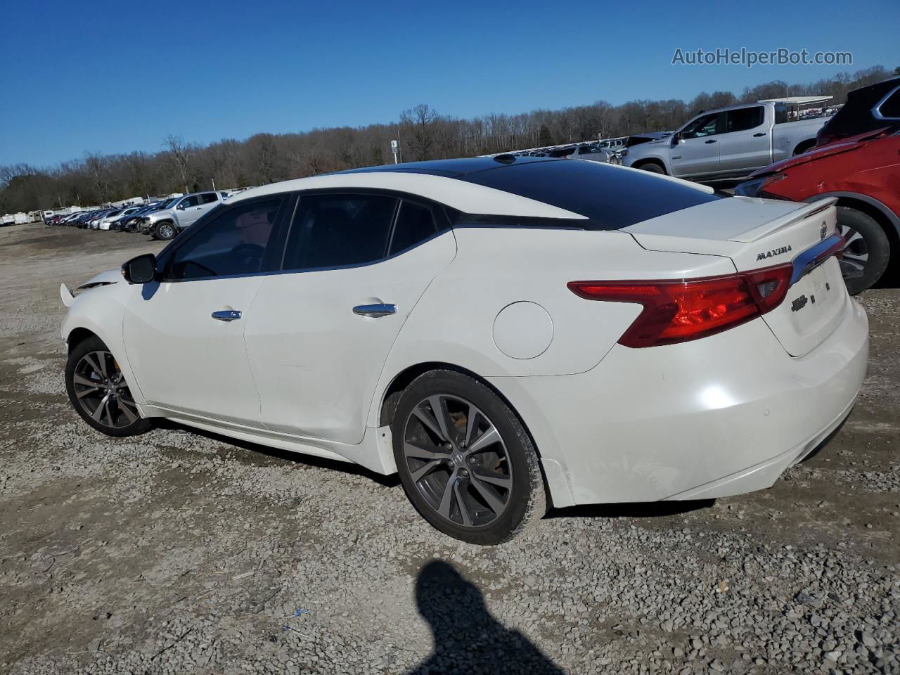 2016 Nissan Maxima 3.5s White vin: 1N4AA6APXGC431864