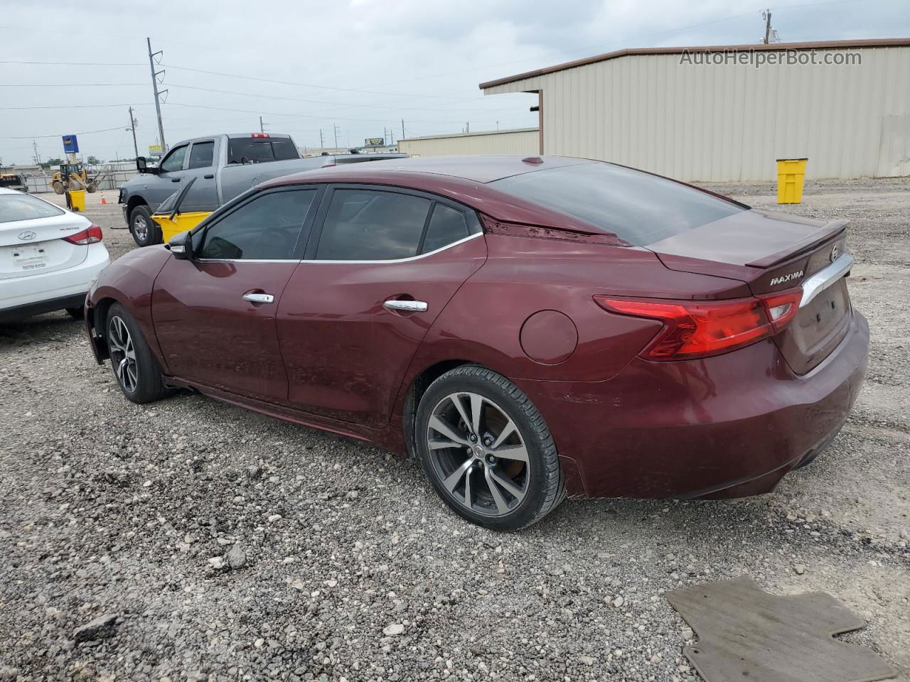 2016 Nissan Maxima 3.5s Maroon vin: 1N4AA6APXGC448048