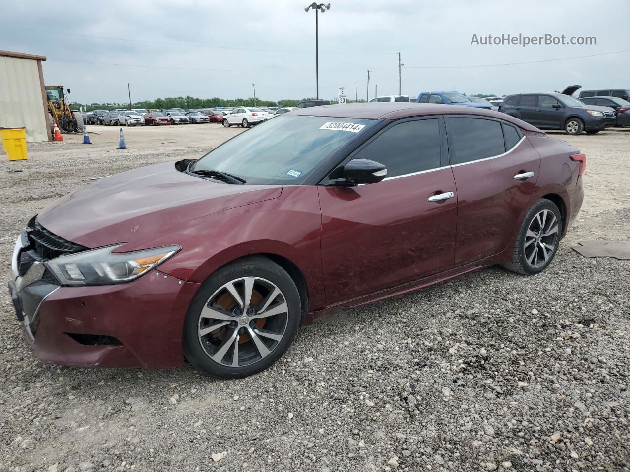 2016 Nissan Maxima 3.5s Maroon vin: 1N4AA6APXGC448048