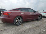 2016 Nissan Maxima 3.5s Maroon vin: 1N4AA6APXGC448048