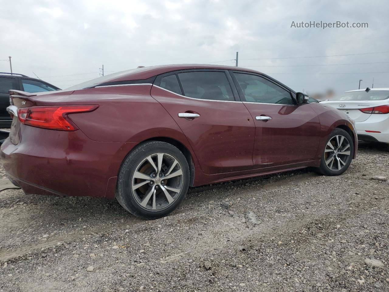 2016 Nissan Maxima 3.5s Maroon vin: 1N4AA6APXGC448048