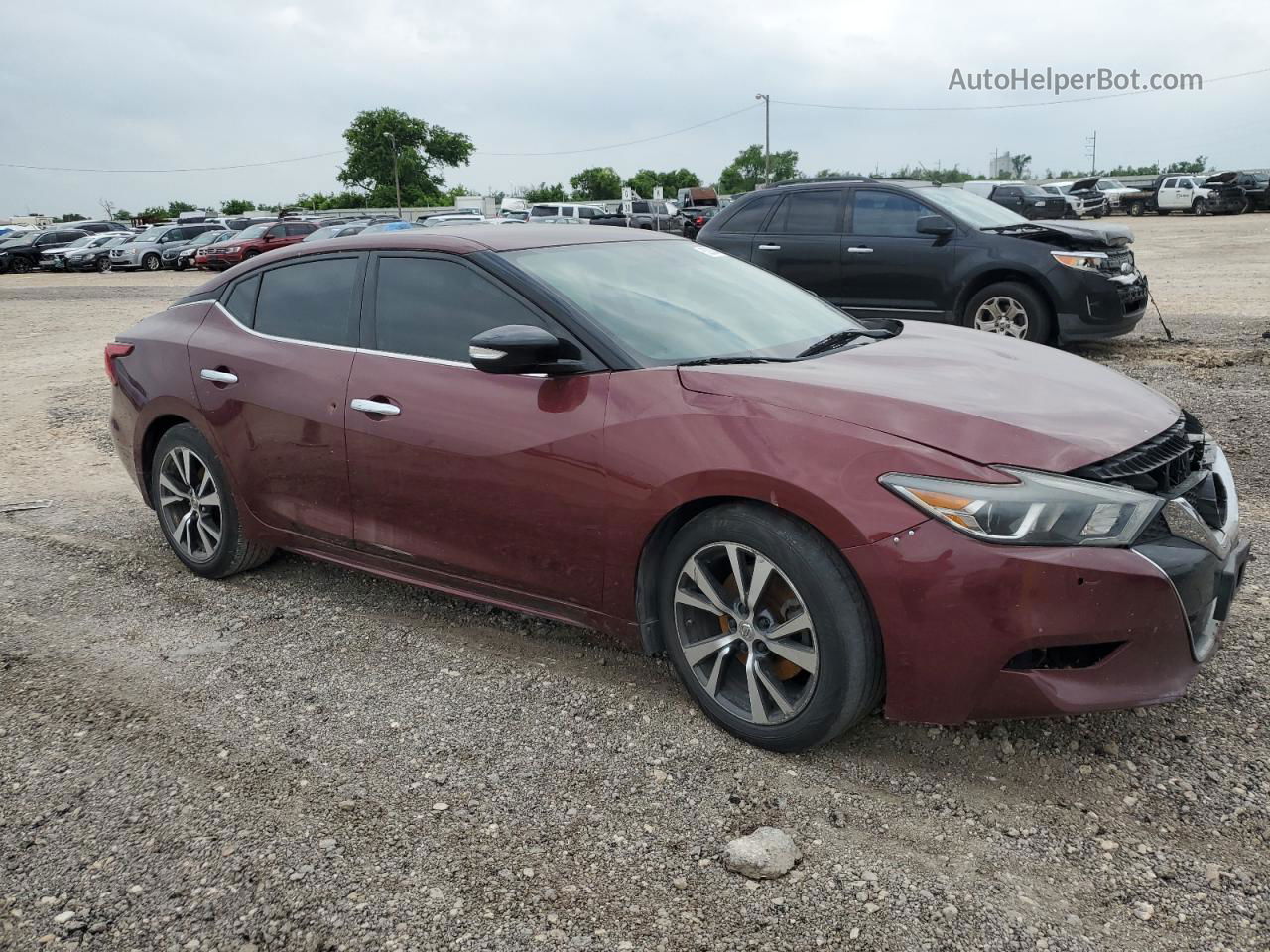 2016 Nissan Maxima 3.5s Maroon vin: 1N4AA6APXGC448048