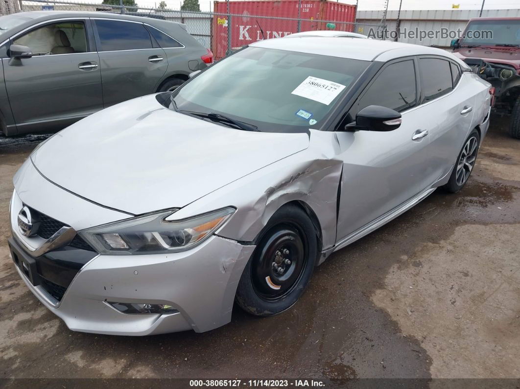 2016 Nissan Maxima 3.5 Sv Серебряный vin: 1N4AA6APXGC449801