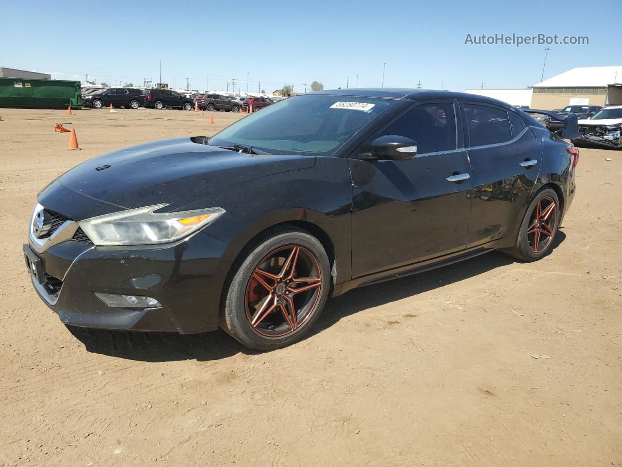 2016 Nissan Maxima 3.5s Black vin: 1N4AA6APXGC905635