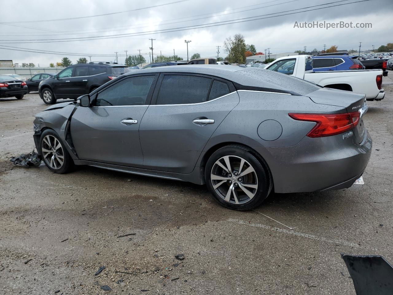 2017 Nissan Maxima 3.5s Gray vin: 1N4AA6APXHC371330