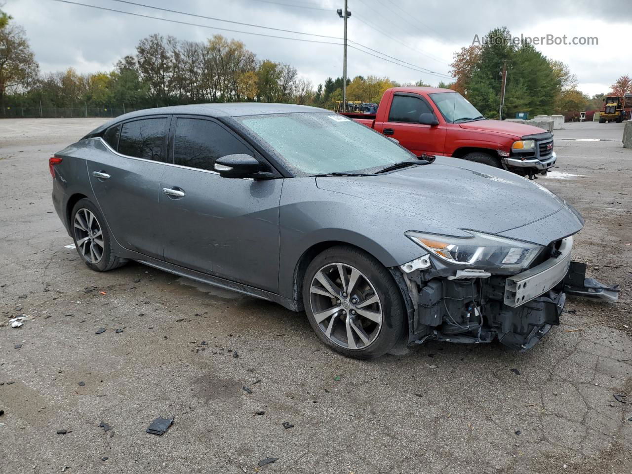 2017 Nissan Maxima 3.5s Gray vin: 1N4AA6APXHC371330