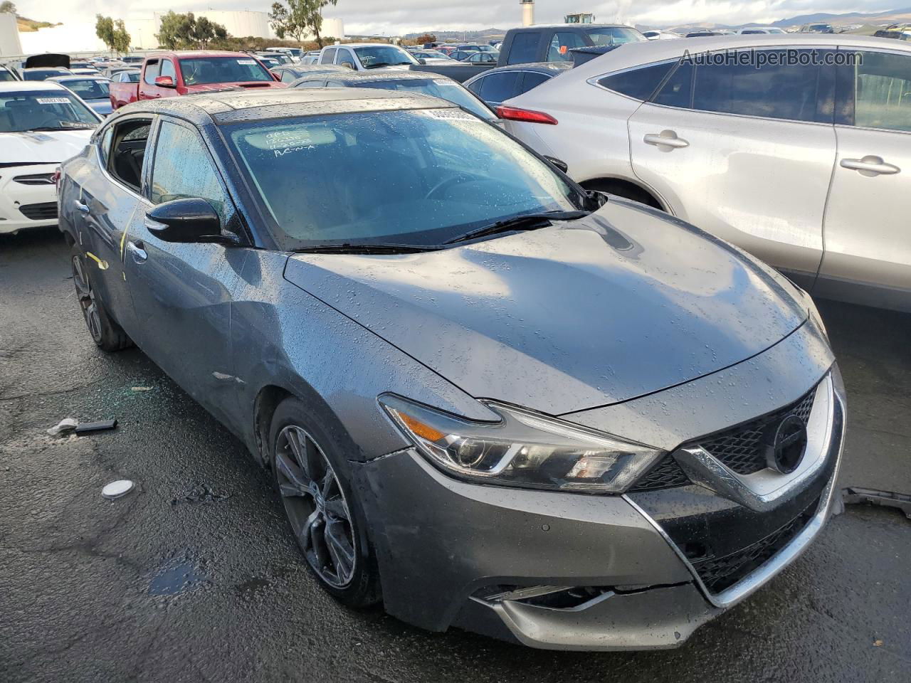 2017 Nissan Maxima 3.5s Gray vin: 1N4AA6APXHC373272