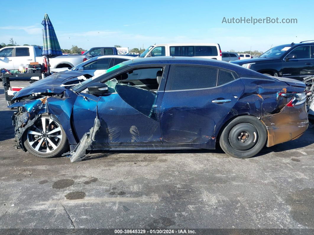 2017 Nissan Maxima 3.5 Sl Blue vin: 1N4AA6APXHC384983