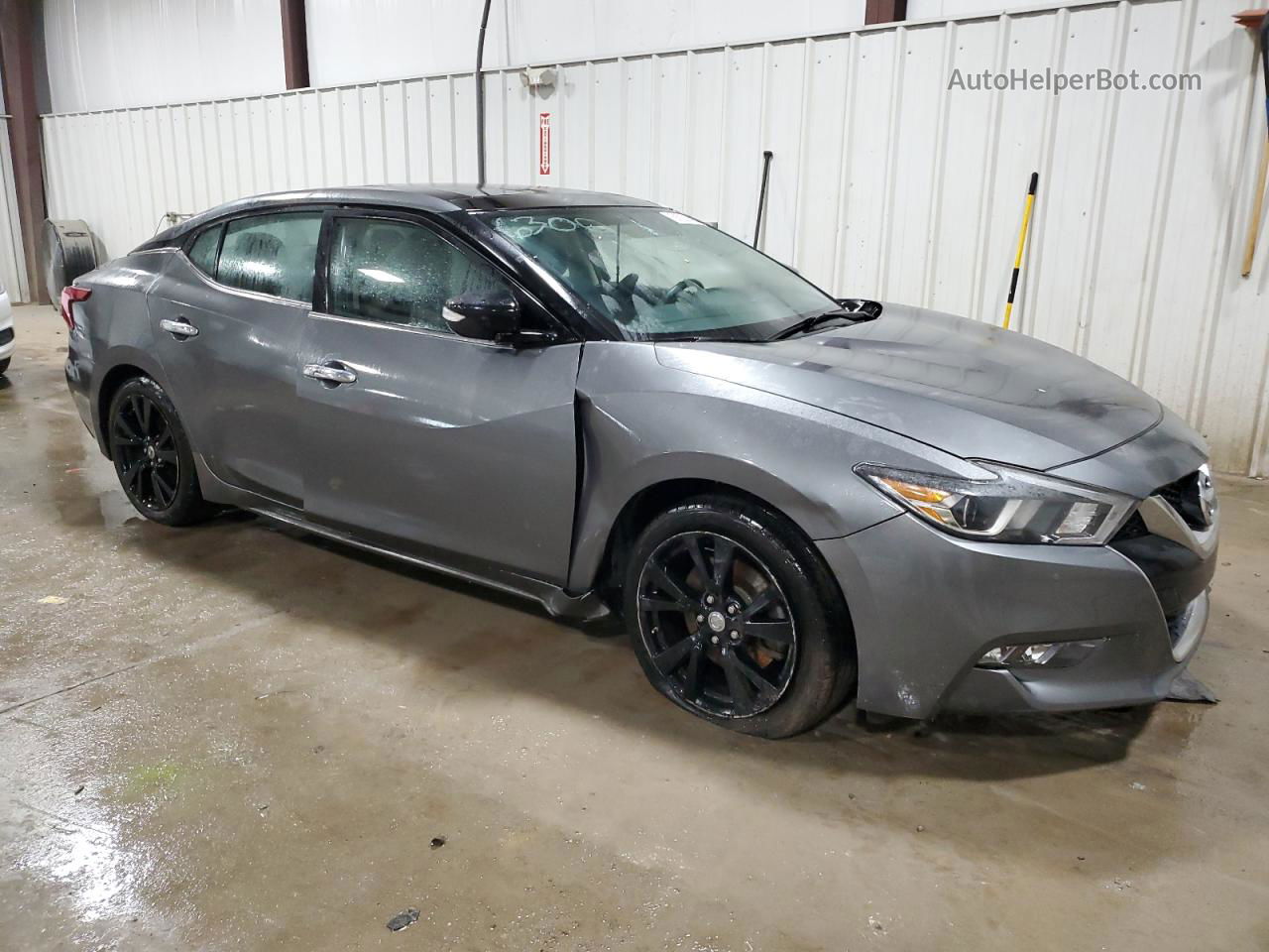 2017 Nissan Maxima 3.5s Угольный vin: 1N4AA6APXHC386300