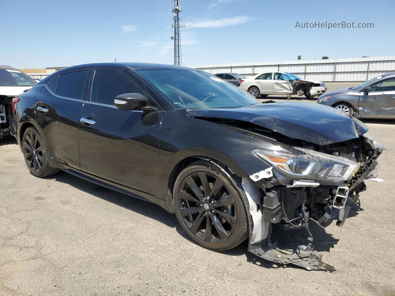 2017 Nissan Maxima 3.5s Black vin: 1N4AA6APXHC393974