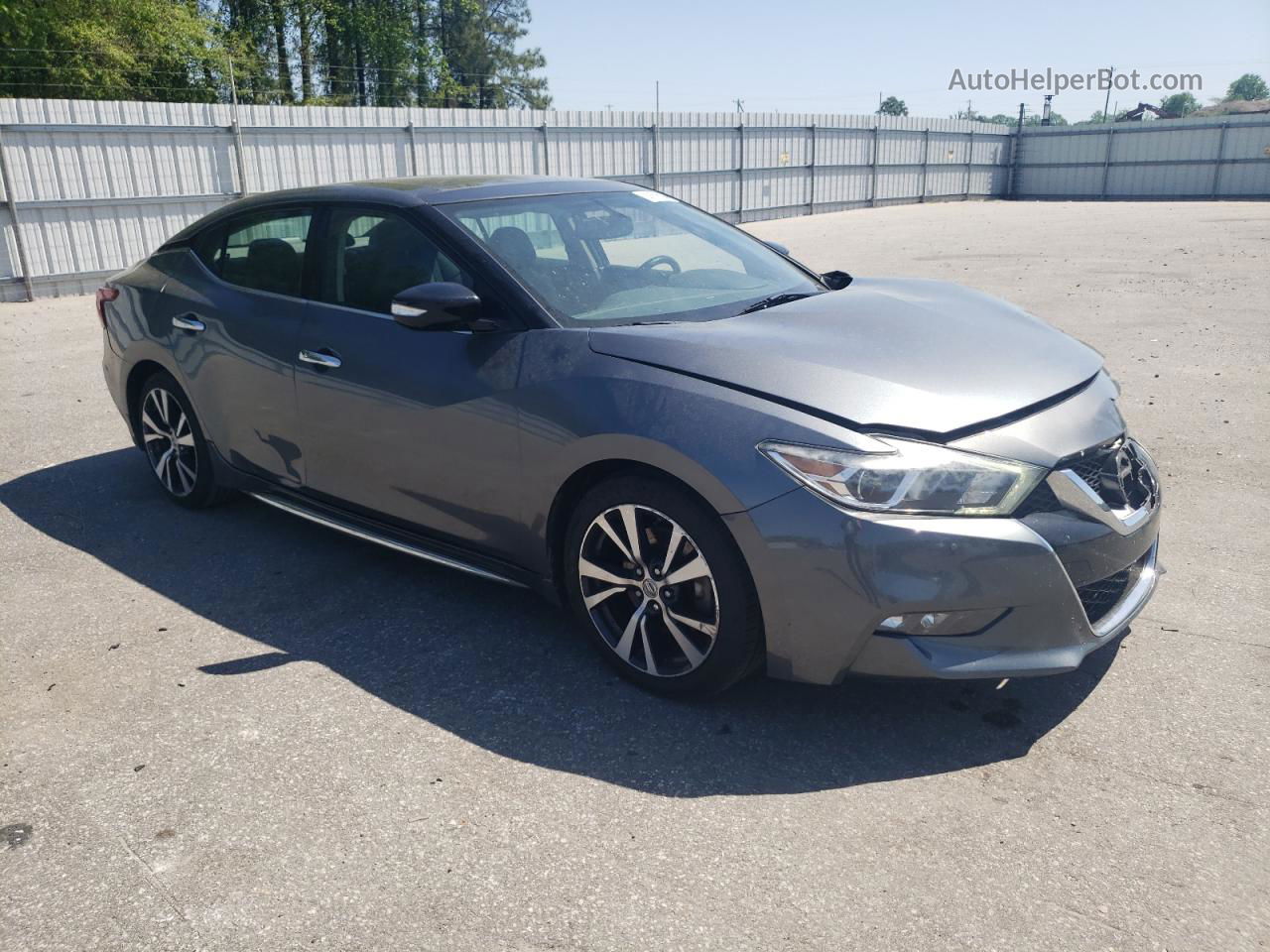 2017 Nissan Maxima 3.5s Gray vin: 1N4AA6APXHC410935